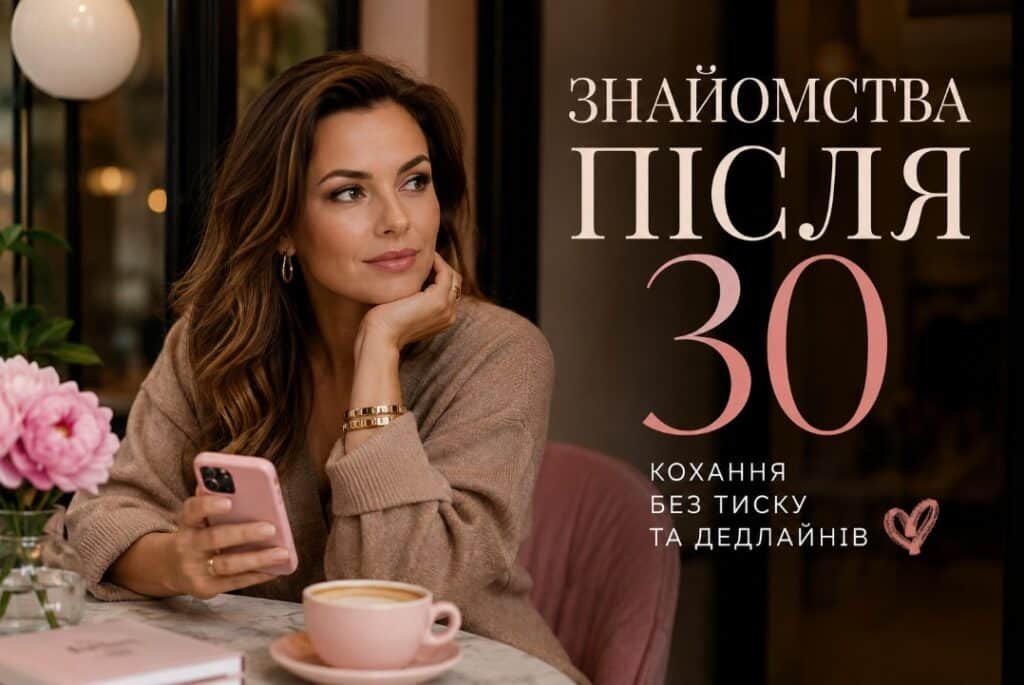 Жінка після 30 шукає серйозні стосунки без тиску та поспіху